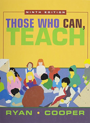 9780618042746: Those Who Can, Teach