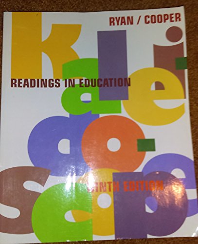 Beispielbild fr Kaleidoscope : Readings in Education zum Verkauf von Better World Books: West