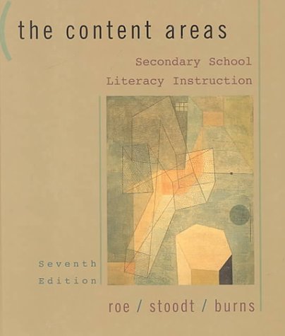 Imagen de archivo de Secondary School Literacy Instruction : The Content Areas a la venta por Better World Books