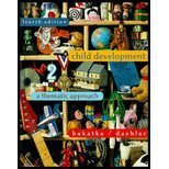 Beispielbild fr Child Development: A Thematic Approach zum Verkauf von WorldofBooks