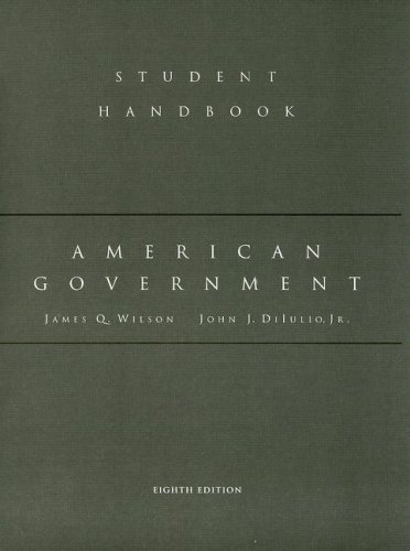 Imagen de archivo de American Government Student Handbook a la venta por ThriftBooks-Dallas