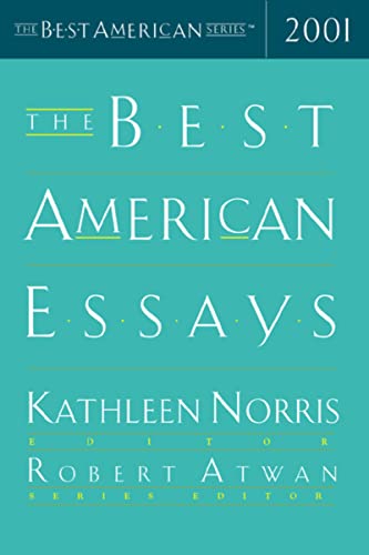 Imagen de archivo de The Best American Essays 2001 (The Best American Series) a la venta por Gulf Coast Books