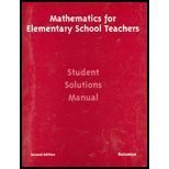 Beispielbild fr Mathematics for Elementary Teachers : Text zum Verkauf von Better World Books