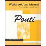 Imagen de archivo de Workbook/Lab Manual for Ponti: Italiano Terzo Millennio (Italian Edition) a la venta por SecondSale