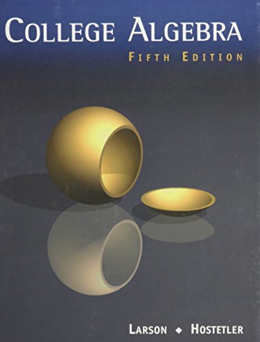 9780618052844: College Algebra, Fifth Edition