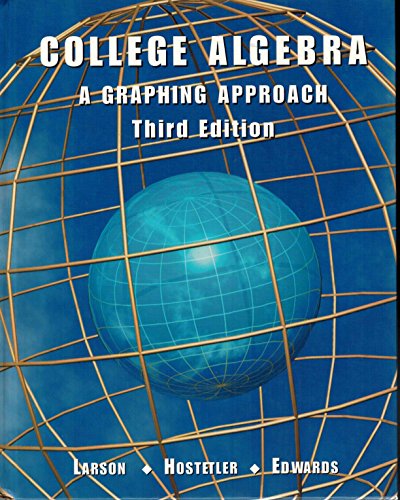Stock image for College Algebra: A Graphing Approach ; 9780618052882 ; 0618052887 for sale by APlus Textbooks
