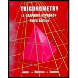 Imagen de archivo de Trigonometry: A Graphing Approach a la venta por HPB-Red