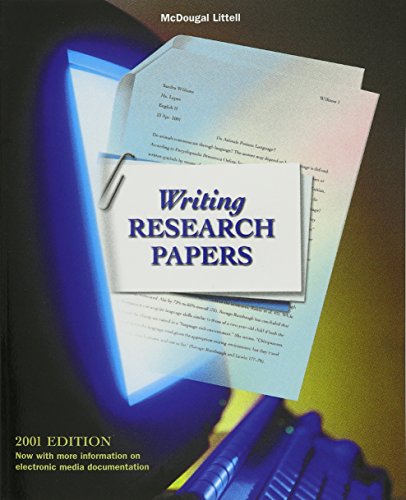 Beispielbild fr Language Network: Writing Research Papers Grades 9-12 zum Verkauf von Wonder Book