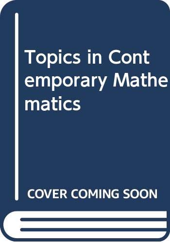 Stock image for Topics in Contemporary Mathematics for sale by BookHolders