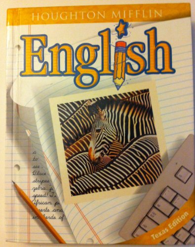 Imagen de archivo de Houghton Mifflin English Texas: Hardcover Student Edition Grade 5 2001 ; 9780618054916 ; 061805491X a la venta por APlus Textbooks