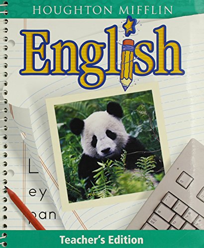 Imagen de archivo de Houghton Mifflin English, Level 1, Teacher's Edition a la venta por Georgia Book Company