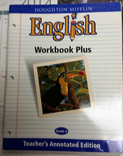 9780618055586: English Workbook Plus, Grade 4, Teacher's Annotated Edition