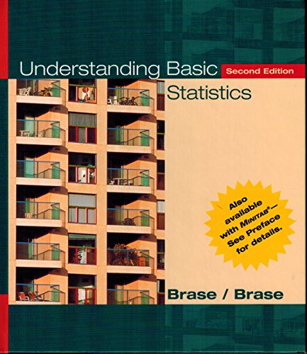 Imagen de archivo de Understanding Basic Statistics Brief Hardcover, Second Edition a la venta por ThriftBooks-Dallas