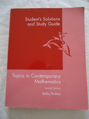 Topics In Contemporary Mathematics (9780618061136) by Bello, Ignacio