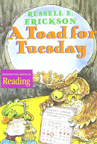 Beispielbild fr A Toad for Tuesday zum Verkauf von Better World Books