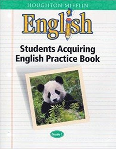 Stock image for English: Students Acquiring English Practice Book: Grade 1 Hougton Mifflin for sale by 2Vbooks