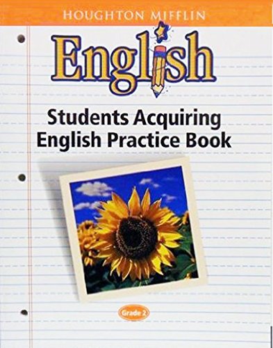 9780618063710: Houghton Mifflin English: Students Acquiring English Practice Book Blackline Masters Grade 2