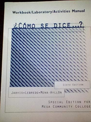 9780618064120: Como Se Dice (Spanish Edition)
