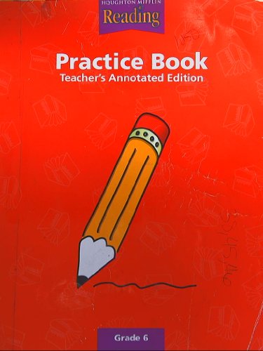 Practice Book, Teacher's Annotated Edition, Grade 6 (9780618064687) by Cooper, David J.; Pikulski, John J.