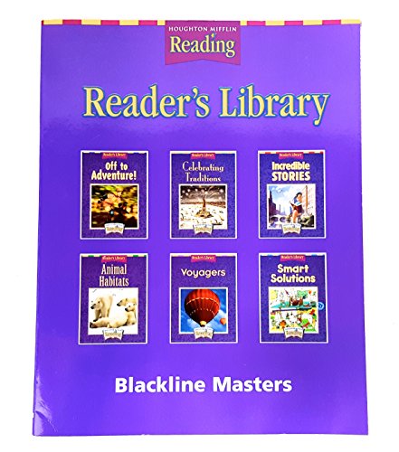 Beispielbild fr Reader's Library: Blackline Masters (Houghton Mifflin Reading, Vol 3) zum Verkauf von Better World Books