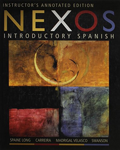 Imagen de archivo de Nexos: Introductory Spanish a la venta por Books From California