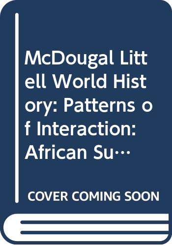 9780618068395: McDougal Littell World History: Patterns of Interaction: African Supplement P...