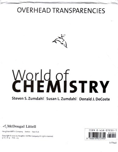 Beispielbild fr World of Chemistry Overhead Transparencies zum Verkauf von Nationwide_Text