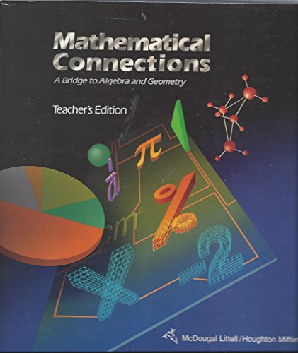 9780618073863: McDougal Littell Math Connections: Teacher Edition Grades 7-8 2001