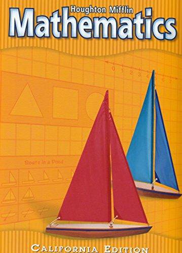 Stock image for Houghton Mifflin Mathmatics California: Student Edition Level 1 2002 for sale by Goodwill of Colorado