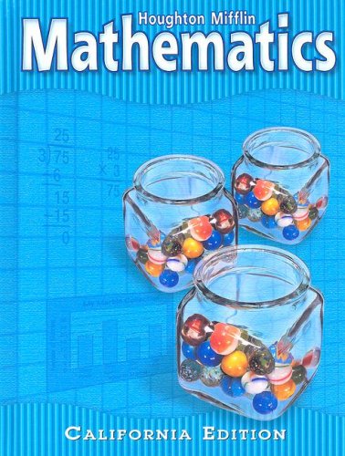 Stock image for Mathematics, California Edition: Level 4 (Houghton Mifflin Mathmatics) for sale by SecondSale