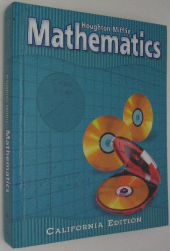 Stock image for Houghton Mifflin Mathematics: Level 6 California Edition for sale by HPB-Red