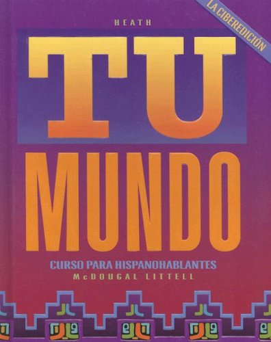 Stock image for Tu mundo: La ciberedici?n: Student Edition 2002 (Spanish Edition) for sale by Books of the Smoky Mountains