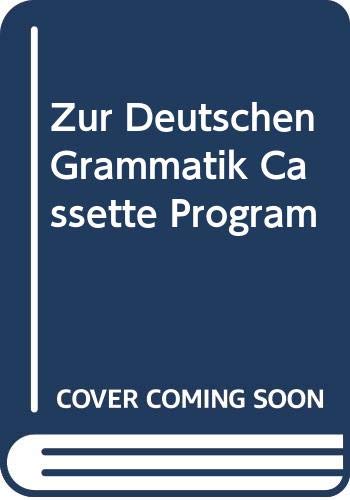Zur Deutschen Grammatik Cassette Program (German Edition) (9780618086139) by Rankin, Jamie