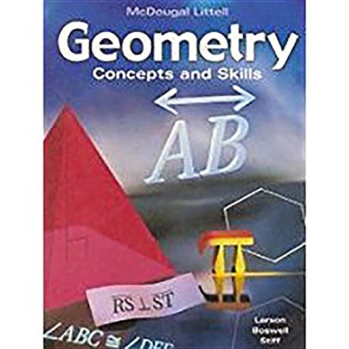 Stock image for McDougal Concepts & Skills Geometry: Student Edition Geometry 2003 for sale by HPB-Red