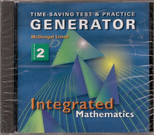 Beispielbild fr McDougal Littell Integrated Math: Test and Practice Generator CD-ROM Book 2 zum Verkauf von Booksavers of MD