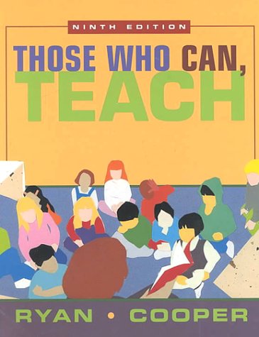 9780618094813: Those Who Can, Teach
