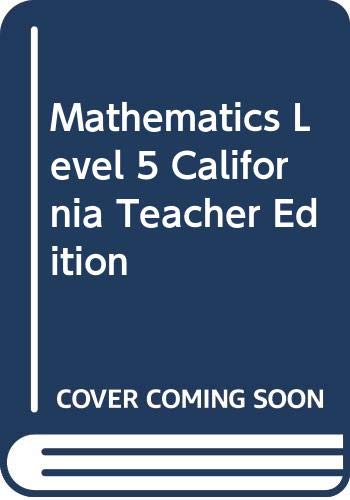 Stock image for Houghton Mifflin Mathematics, Vol. 2, Level 5, California Teacher's Edition for sale by BEST_TEXTBOOKS_DEALS