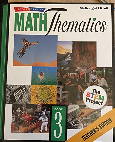 Middle Grades Math Thematics Book 3 Teacher's Edition (9780618098064) by Billstein; Williamson