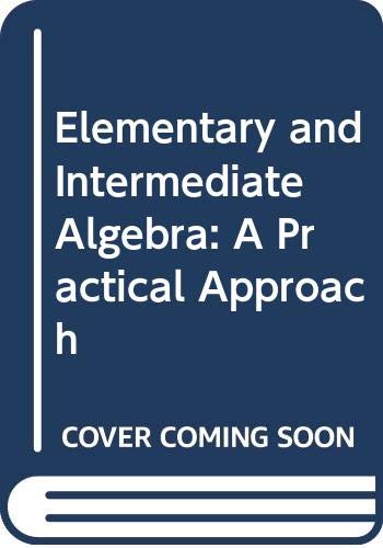 9780618103393: Elementary and Intermediate Algebra: A Practical Approach