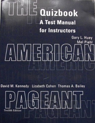 9780618103591: AMERICAN PAGEANT TB 12ED