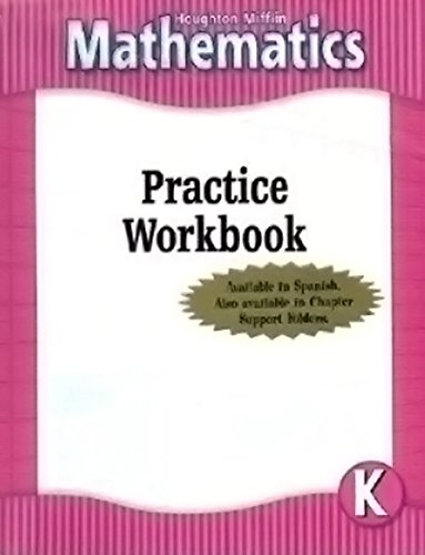 HM Mathematics Grade K Practice Workbook - HOUGHTON MIFFLIN