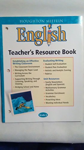 

Teachers Resource Book Grade 8 (Houghton Mifflin English)