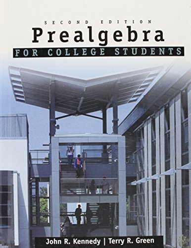 Stock image for Prealgebra for College Students for sale by Better World Books: West