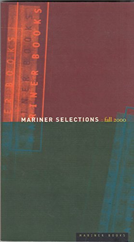 Imagen de archivo de MARINER SELECTIONS Fall 2000 a la venta por marvin granlund