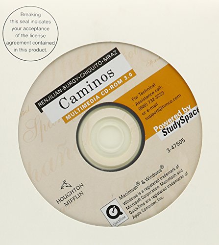 9780618112470: CD-ROM 3.0 for Renjilian-Burgy’s Caminos, 2nd