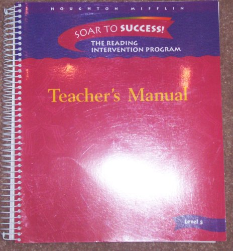 Read Soar: Teacher's Manual Level 5;Read Soar (9780618116836) by Houghton Mifflin