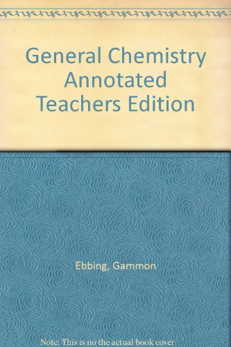 9780618118380: Title: General Chemistry Annotated Teachers Edition