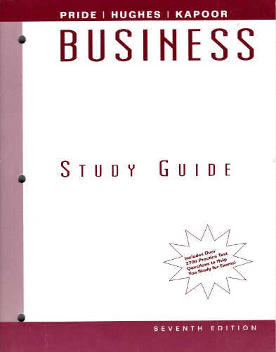 Stock image for Business Study Guide, Seventh Edition for sale by Discover Books