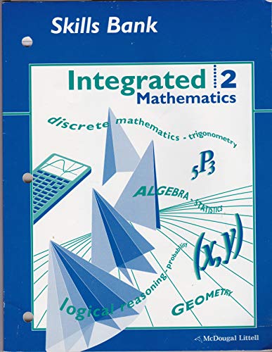 Beispielbild fr McDougal Littell Integrated Math: Skills Bank Book 2 zum Verkauf von Allied Book Company Inc.