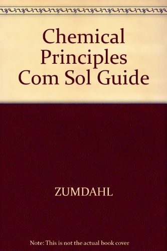 Beispielbild fr Chemical Principles Com Sol Guide zum Verkauf von AwesomeBooks